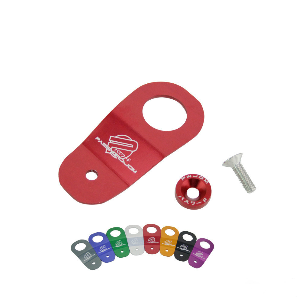 Jdm หม้อน้ําอลูมิเนียม Stay Mount Kit การปรับเปลี่ยน Universal ถังน้ําหัวเข็มขัดยึดสําหรับ Honda Civic EK AP DC 96- 00