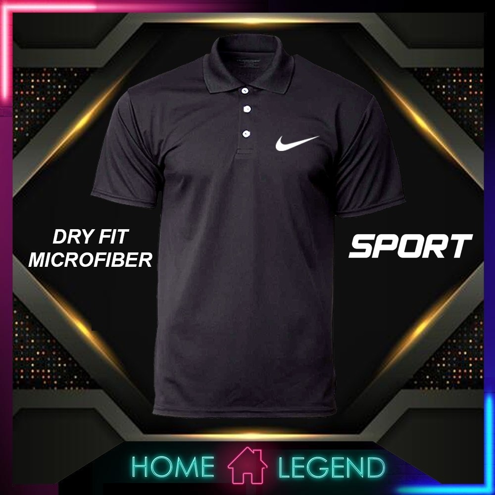 ️ ️ Nike เสื้อโปโล คอปก ไมโครไฟเบอร์ เสื้อกีฬา เสื้อยืด ไมโครไฟเบอร์ แห้งเร็ว Baju Unisex ผู้ชาย ผู