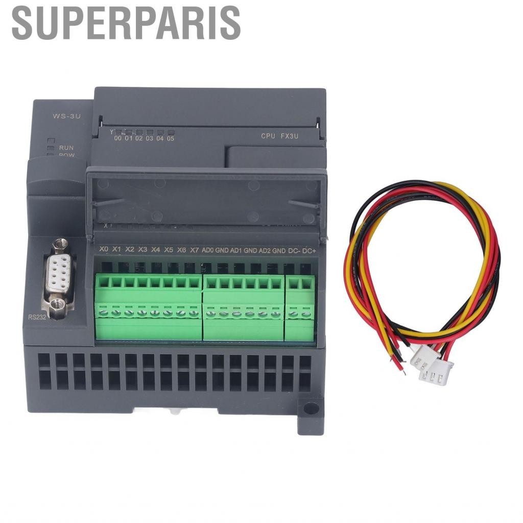 Superparis PLC Controller  High Speed Counting DC24V Industrial Control Board 5A for Manufacturing