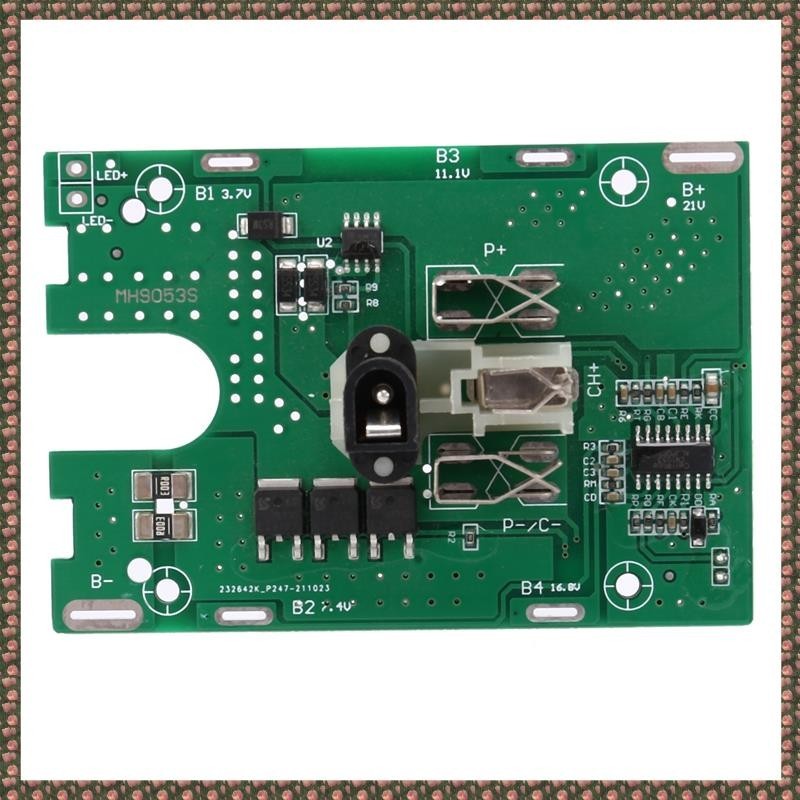 ( W V ) บอร์ดป้องกันแบตเตอรี่ลิเธียม BMS 5S 18V 21V 30A PCB 18650
