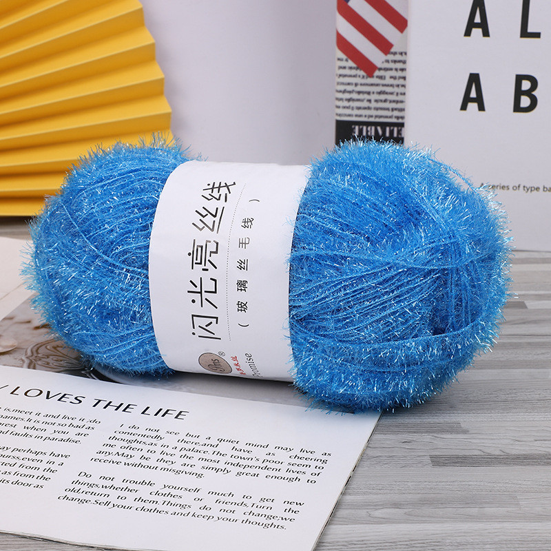 ไหมพรมอะคริลิค 50 กรัม 100 ม. ต่อม้วน สําหรับถักไหมพรม ผ้าพันคอ หมวก แฮนด์เมด DIY - รูปที่ 6