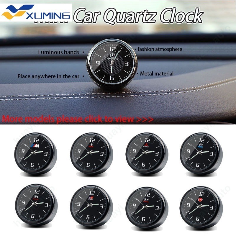Xm-นาฬิกาข้อมือควอตซ์อิเล็กทรอนิกส์ ขนาดเล็ก สําหรับ Toyota Honda Volkswagen Mitsubishi Chevrolet Hyundai Ford Kia Bmw