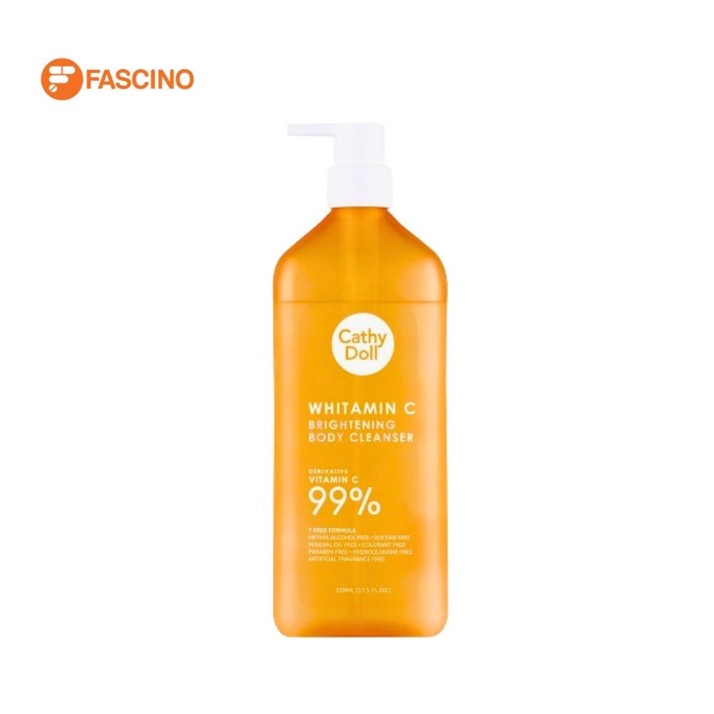 CATHY DOLL Whitamin C Brightening Body Cleanser เจลอาบน้ำเพื่อผิวกระจ่างใส (520ml.)