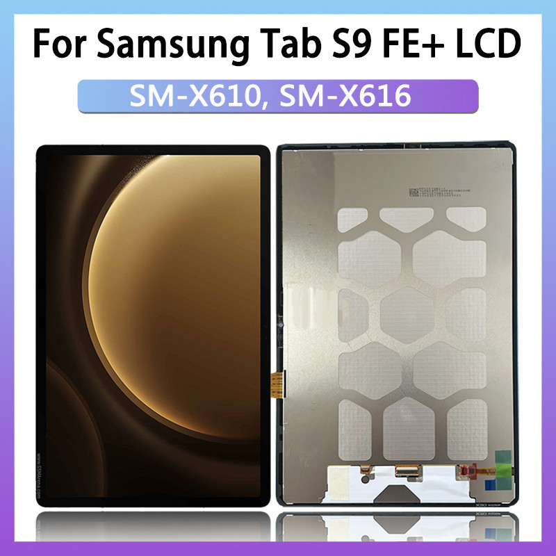 SAMSUNG 12.4 "นิ้วสําหรับSamsung Tab S9 FE + X610 SM-X610 LCD Touch Screen Digitizer Assemblyสําหรับ