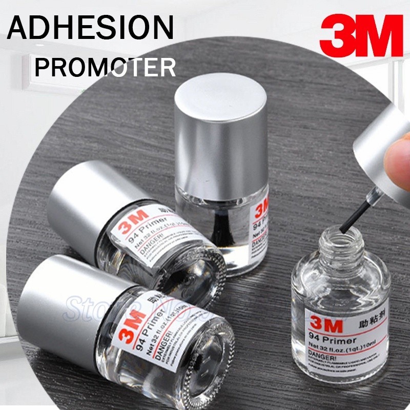 Strong ขวด 3M 94 Primer Adhesion Protor รถบ้าน Dual-purpose Surface Treatment Agent เทปสองด้าน Adhesion Enhancer