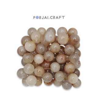 Golden Rutilated Bead ลูกปัดไหมทอง