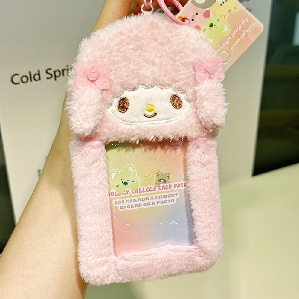 Fashionhubz ที่ใส่โฟโต้การ์ด การ์ตูนสัตว์ ไอดอล มายเมโลดี้ เกาหลี ตุ๊กตาโฟโต้การ์ด ที่ใส่บัตรรถบัส น่ารัก HANGYODON สไตล์เกาหลี สําหรับผู้หญิง