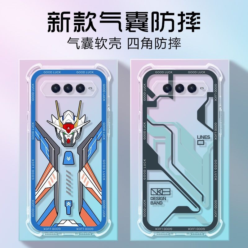 เคสโทรศัพท์มือถือนิ่ม กันตก ลายการ์ตูนอนิเมะกันดั้ม สําหรับ Xiaomi Black Shark 2 2Pro 3 3S 3Pro 4Pro 4sPro 5 5Rs 5Pro