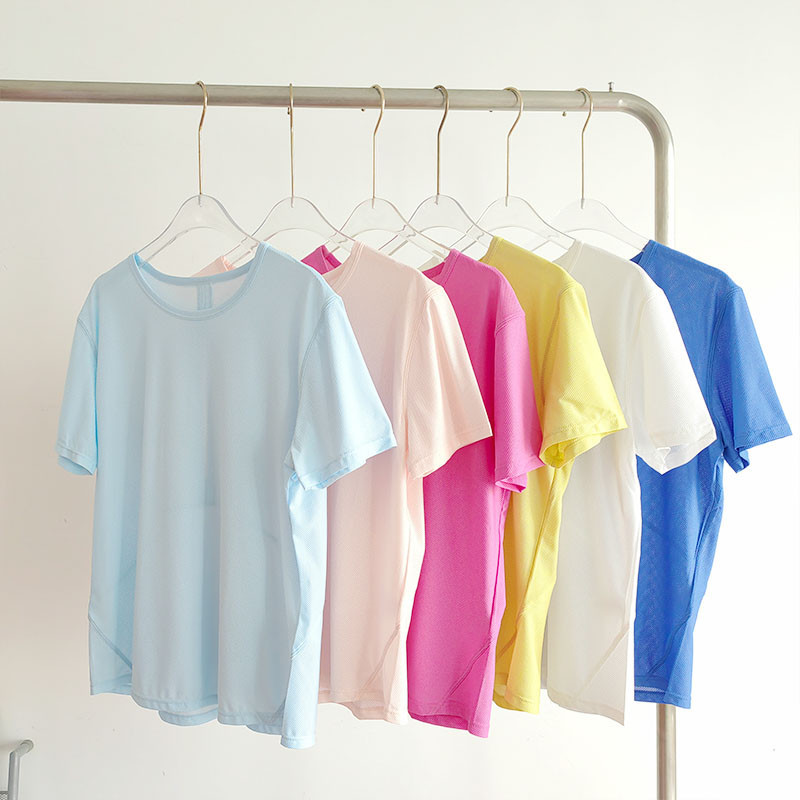 【YOGATRUTH】เสื้อกีฬาแขนสั้น ทรงหลวม แห้งเร็ว สําหรับวิ่ง เล่นโยคะ
