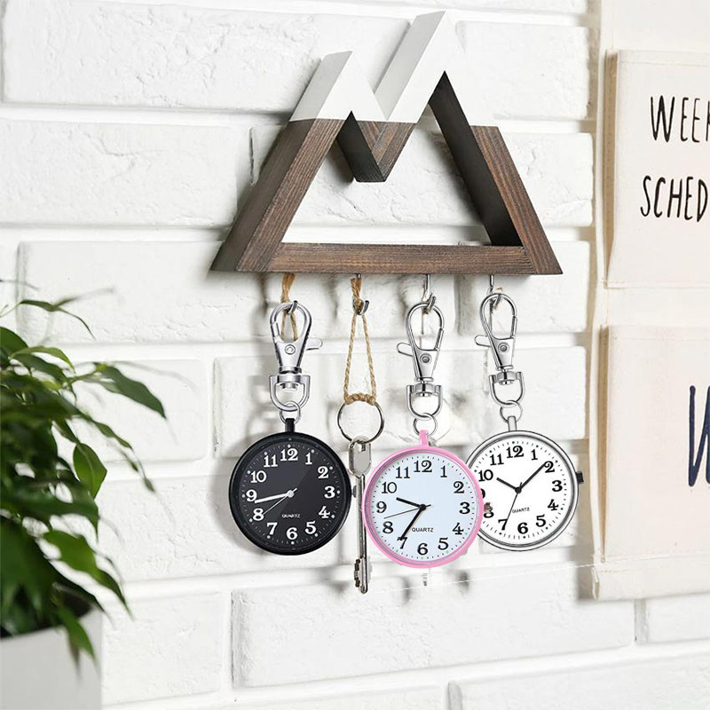 ร้านคนไทย! พวงกุญแจนาฬิกาพ็อกเก็ต เดินได้จริง สไตล์วินเทจ หลักสี สําหรับหมอ พยาบาล - รูปที่ 3