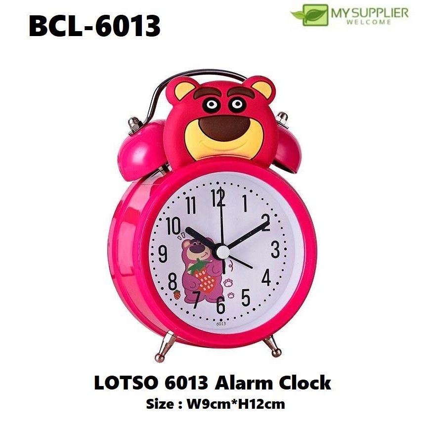 BCL-6013 LOTSO 6013 นาฬิกาปลุก W9cm*H12cm