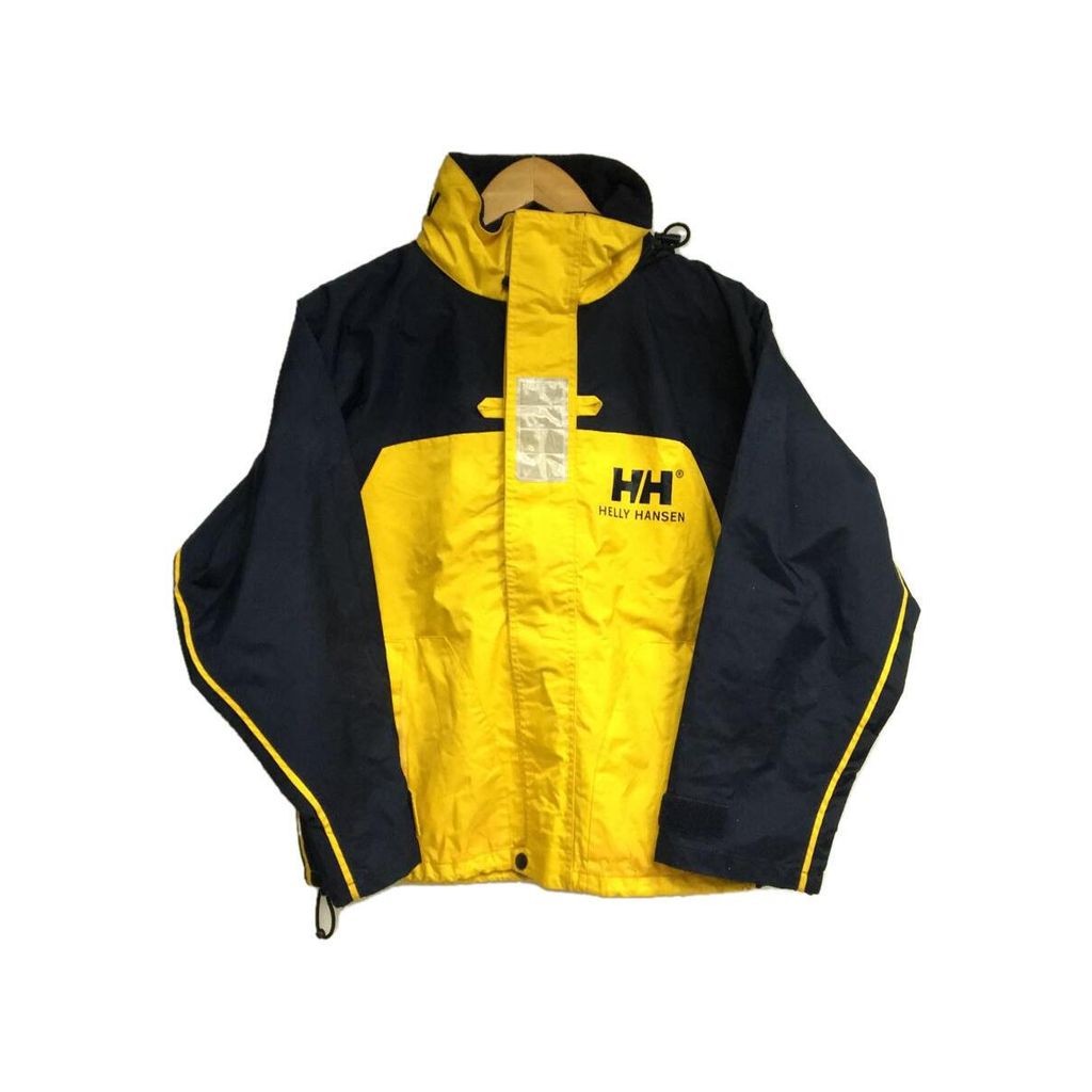 HELLY HANSEN Kids Jacket Nylon 150cm YLW Stains in Various Places Direct from Japan Secondhand