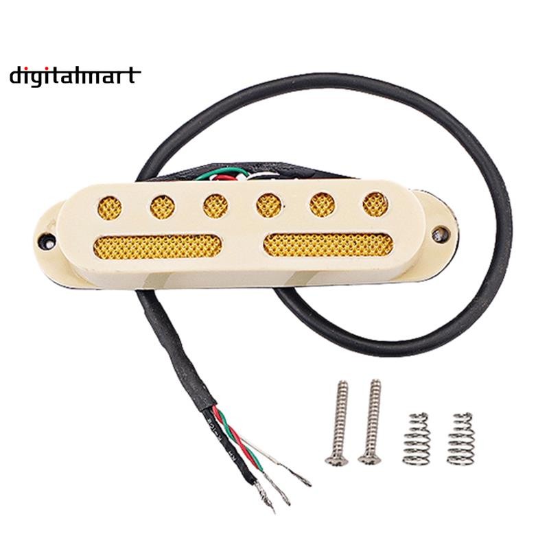 กีตาร์ Hot Rails Pickup Dual Coil 4 สาย Mini Humbucker คอ Pickup สําหรับชิ้นส่วนกีตาร์