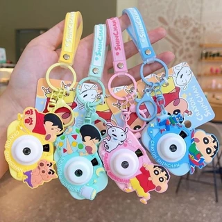 [ลิขสิทธ์แท้] พวงกุญแจชินจังกล้องโปรเจคเตอร์ฉายรูปภาพ 4สีพร้อมส่งในไทย