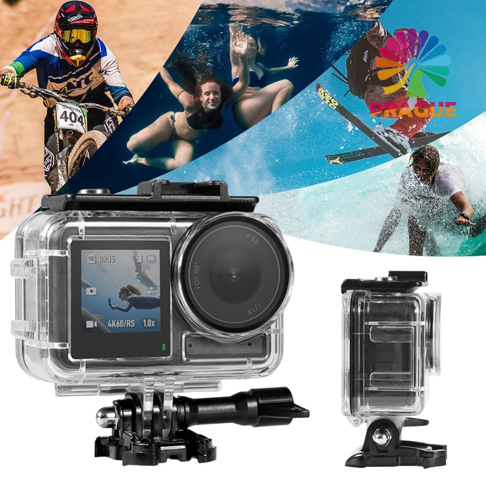 60m Diving Housing Cases กล้องกีฬา Dive Case สําหรับ DJI Osmo Action 5 Pro/4/3 [prague.th]