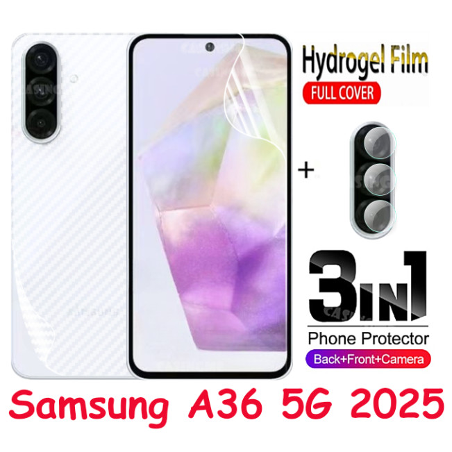 สําหรับsamsung A36 5G 2025 ด้านหน้าด้านหลังคลุมทั้งหมดป้องกันฟิล์มHydrogelสําหรับSamsung Galaxy A36 