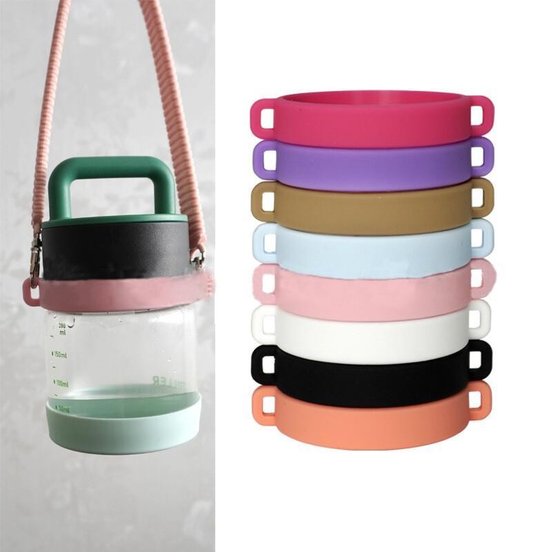 ซิลิโคนถ้วยสําหรับ สแตนลีย์ ต่อต้าน ลื่นความร้อนยกเชือกแบกจับอุปกรณ์เสริมแบบพกพาถ้วยเชือก - รูปที่ 3