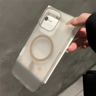 ใหม่สีชมพูmatte Magnetic Hard PCเคสโทรศัพท์สําหรับiPhone 16 Plus 11 12 13 14 15 16 Pro Max 15 Plus Ultra Slimกันกระแทกเคสโทรศัพท์