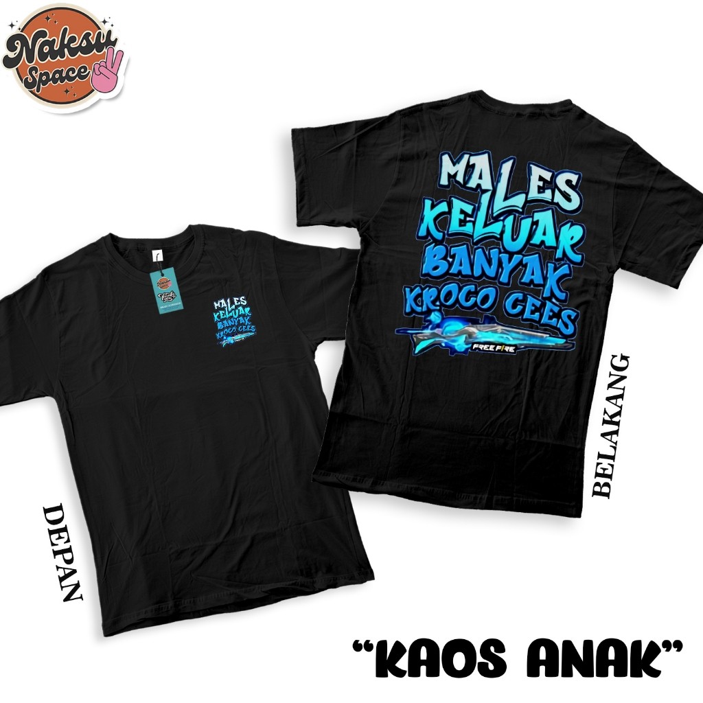 KATUN CHILDRENS เสื้อยืดชายเสื้อยืด ARE OUT OF MANY CROCO CEES SG AQUA FF DISTRO เสื้อผ้า COMBED COT