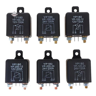 {maybest} รีเลย์สตาร์ท 200A 100A 12V/24V Power Automotive Heavy Current Start Relay {TH}