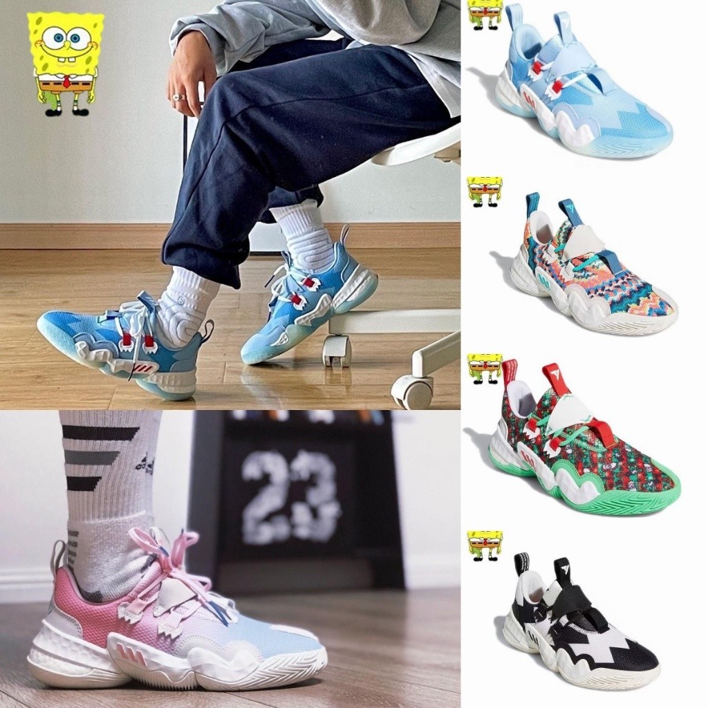 Adidas Trae Young 1 รองเท้าผ้าใบ ลําลอง กันลื่น เหมาะกับการเล่นกีฬา บาสเก็ตบอล สําหรับผู้ชาย gy3416