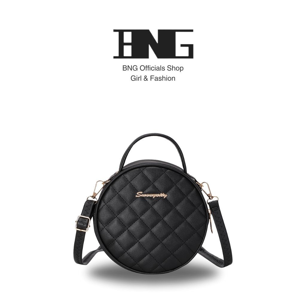 【 ส่งฟรี&พร้อมส่งจากไทย】 【BNG】 กระเป๋าสะพายไหล่ กระเป๋า.สะพายข้าง เรียบหรู ดูดี ใส่ของได้เยอะ (D2348)