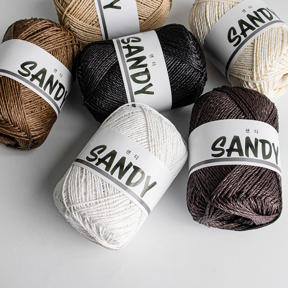 [SANDY] เส้นด้ายโพลีโพรพีลีน 100% หนา 50 กรัม 1.5 มม. กันน้ํา น้ําหนักเบา ทนทานสูง