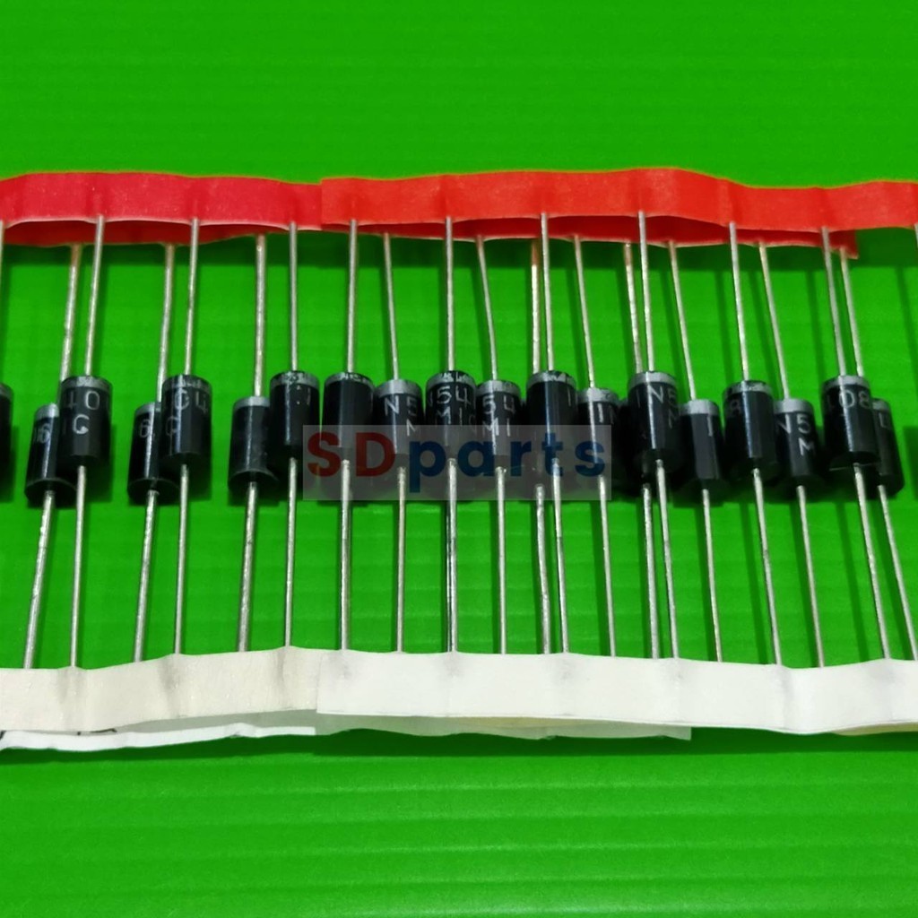 Rectifier Diode ไดโอด ไดโอดเรียงกระแส FR307 1N5401 1N5404 1N5406 1N5408 1N5822 UF5402 UF5408 #DO-27 