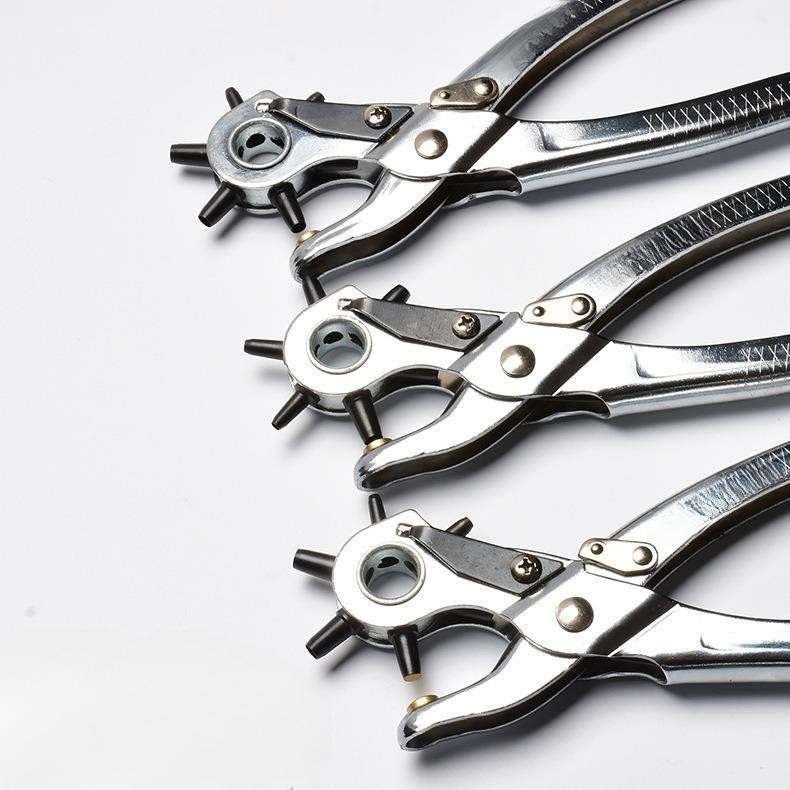 คีมเจาะรูเข็มขัด ปรับได้ 6 ขนาด ด้ามจัมโบ้ #I-0005 - รูปที่ 3