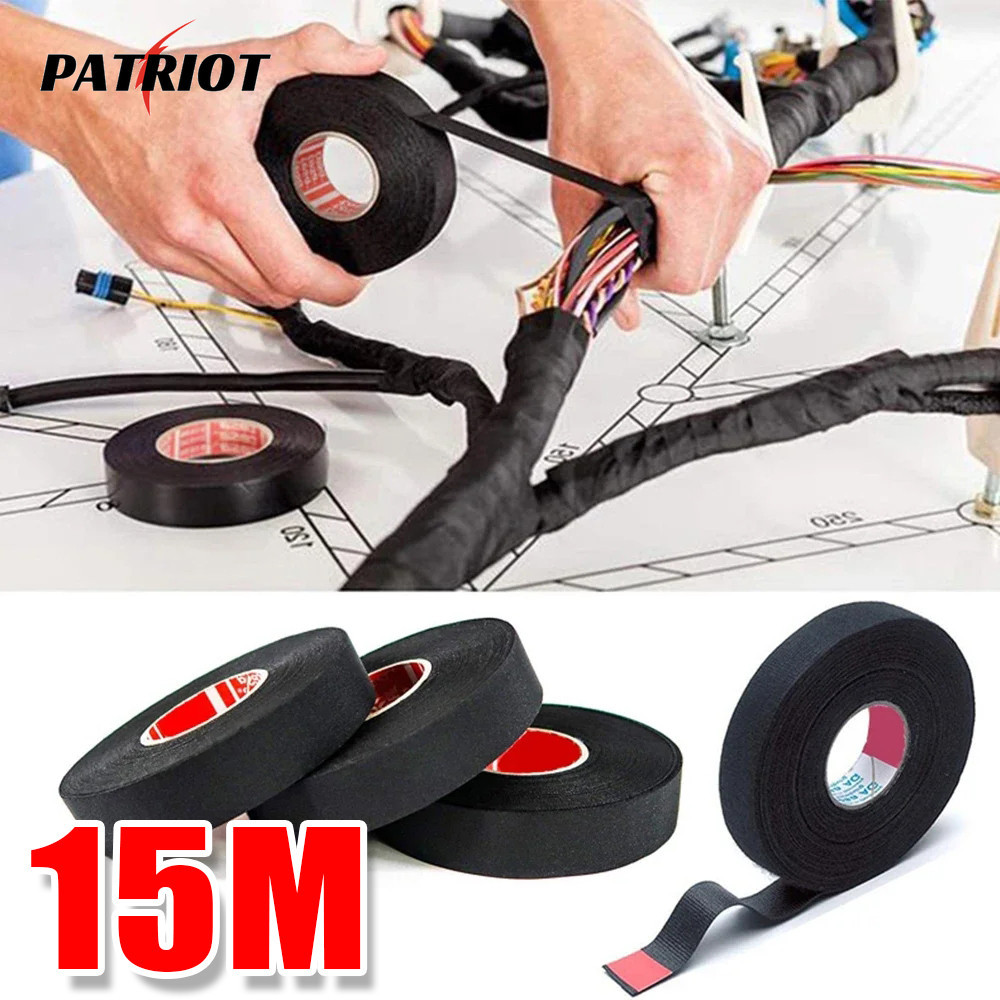 [PATRIO] เทปกาว ทนความร้อน 15 เมตร สําหรับสายไฟรถยนต์