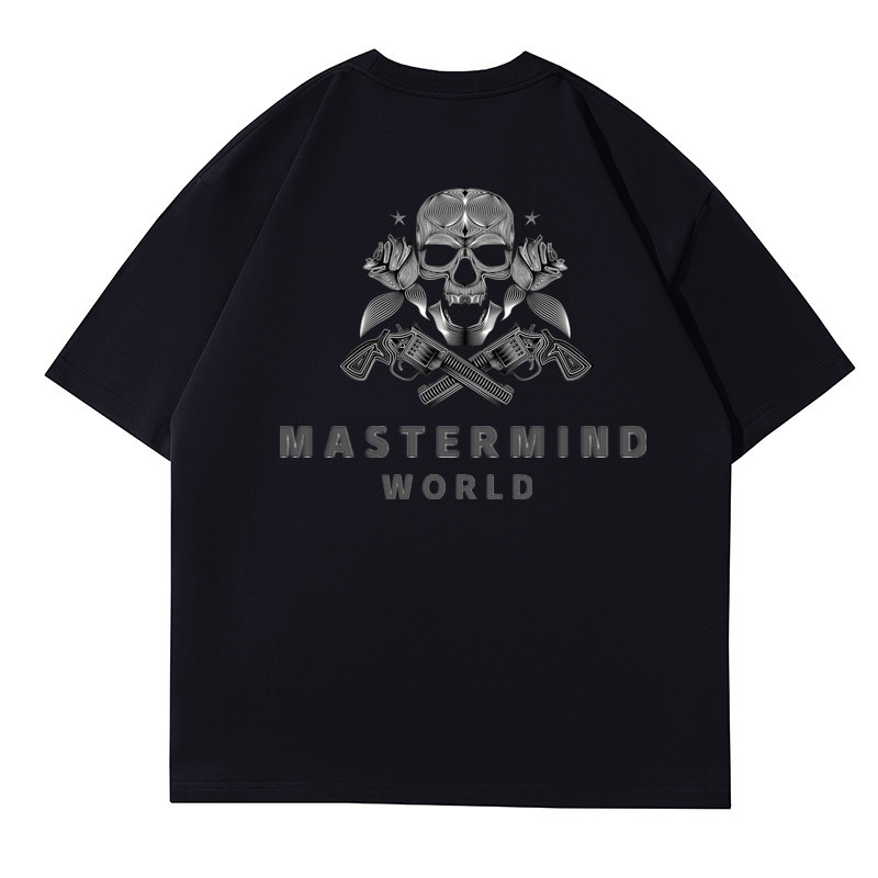 Mastermind Japan MMJ Skull Cross Bone เสื้อยืดแขนสั้น พิมพ์ลาย สําหรับผู้ชาย และผู้หญิง