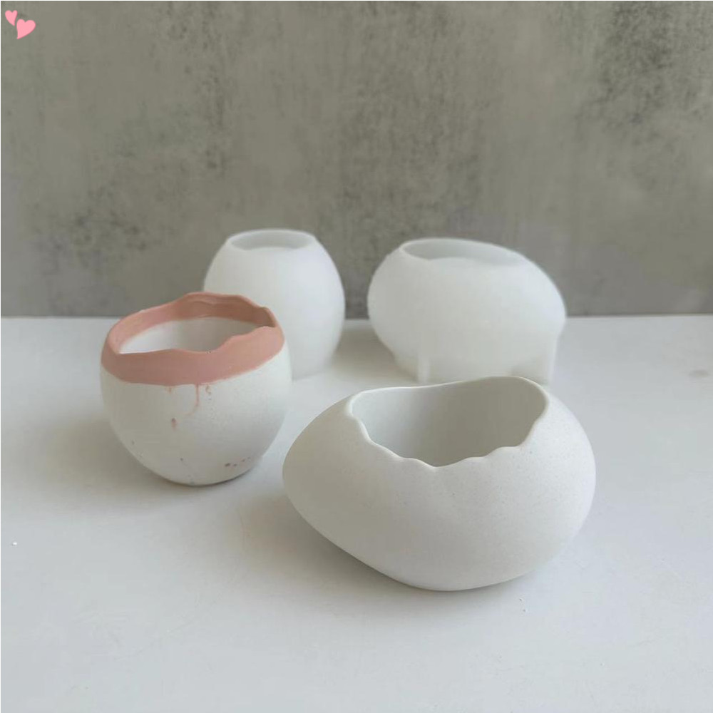 แม่พิมพ์ซิลิโคนเรซิ่น รูปกระถางดอกไม้ สําหรับทําเทียน ช็อคโกแลต