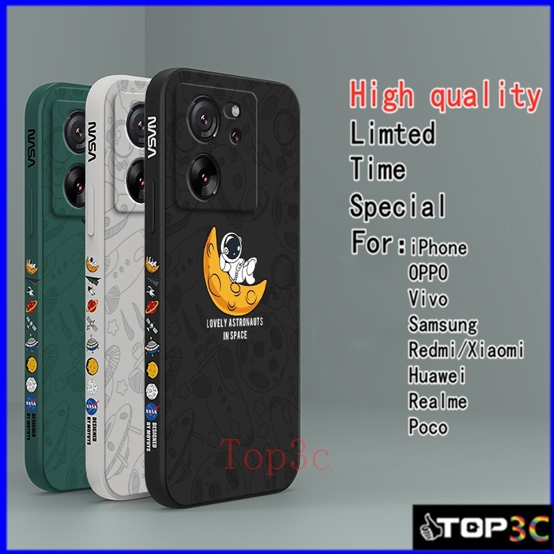 For Xiaomi 13T Pro 5G 12T Pro 11T Pro 10T Pro Xiami 13 lite Mi 13 Pro Xiaomi 12 lite Mi 11 lite เคสโทรศัพท์มือถือ ลายอวกาศ Nasa TKR สําหรับ