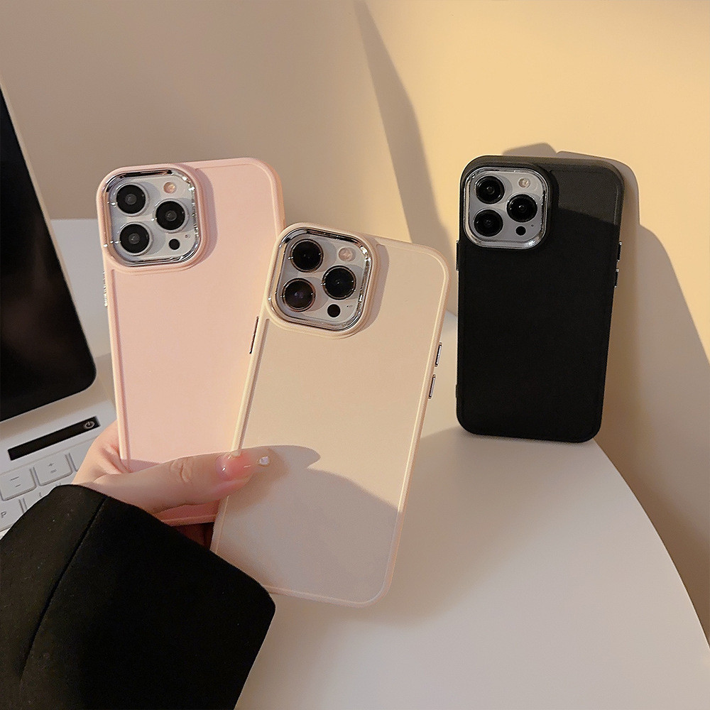 เคสโทรศัพท์มือถือซิลิโคนชุบโลหะ คุณภาพสูง สําหรับ iPhone 7 8 SE 7 Plus 8 Plus X XR XS Max iPhone 11 Pro Max