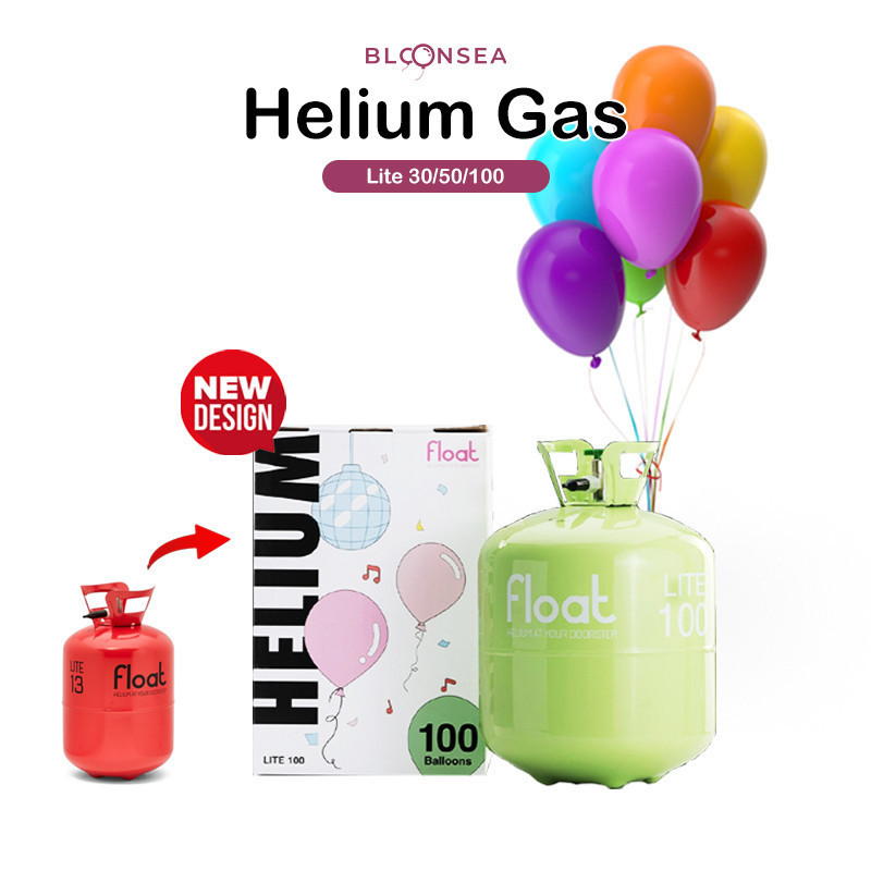 Helium Gas Balloon Tank ทิ้ง Helium ถังแก๊ส Belon Tangki แก๊ส Lite Helium บอลลูนที่เต็มไปด้วยถังพอง 