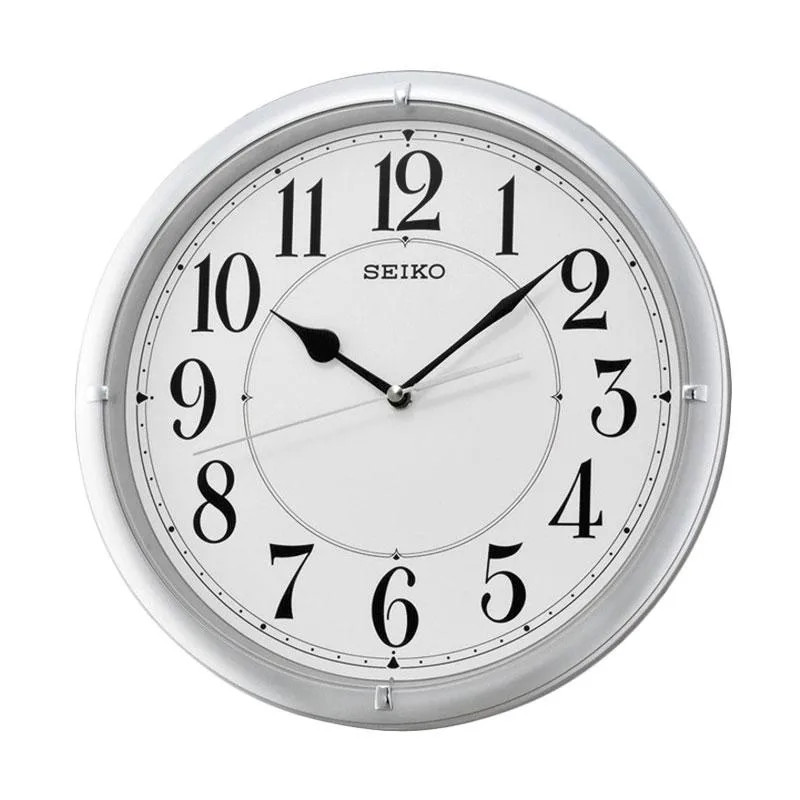 นาฬิกาแขวนผนัง สีเงิน Seiko QXA637
