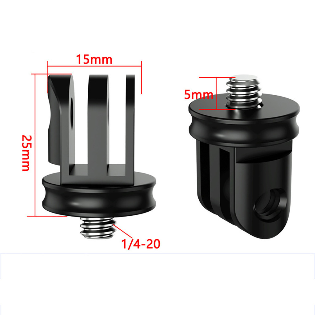 Feichao อะแดปเตอร์ขาตั้งกล้อง หมุนได้ 360 องศา 1/4 นิ้ว สําหรับ GoPro Hero 12 11 10 9 8 Insta360 One