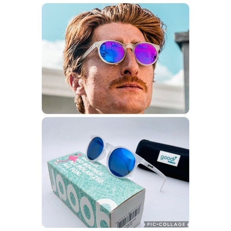 GDR CIRCLE GS GLASSES แว่นตาผู้ชายและผู้หญิง ANTI-UV POLARIZED ANTI-GLARE LENS FULLSET