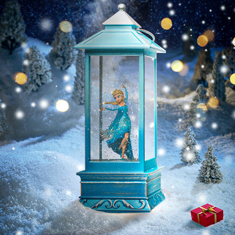 Disney Frozen Music Box Princess Elsa Music Box Toy Girl's Birthday Gift Crystal Ball