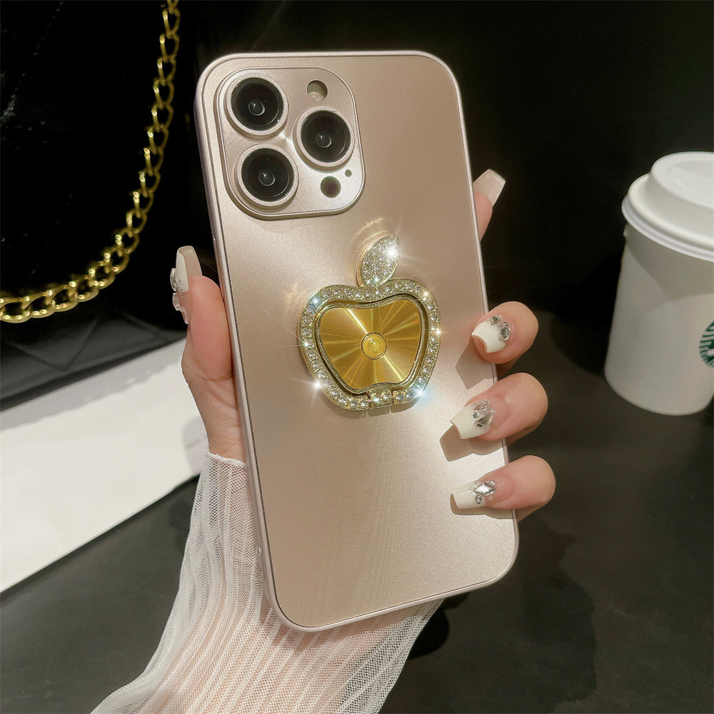 แฟลชเพชร CD รูปแบบผู้ถือเคสโทรศัพท์สําหรับ iPhone 11 12 13 14 15 16 pro max 16 plus Anti drop เลนส์ป้องกัน 2-in-1 hard shell เคสโทรศัพท์