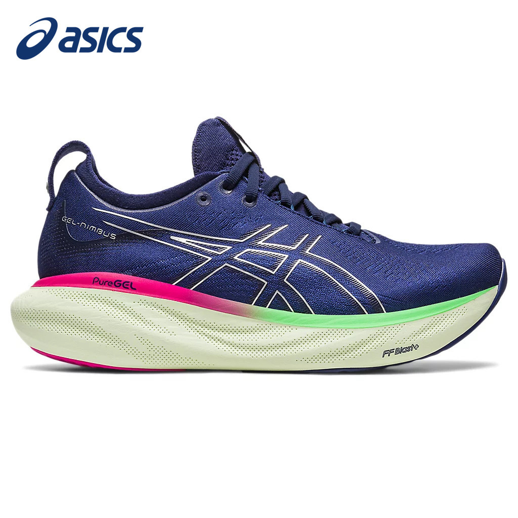 Asics Women's Shoes | Gel-nimbus 25 Breathable Comfortable Cushioning Running Shoes  ลำลอง