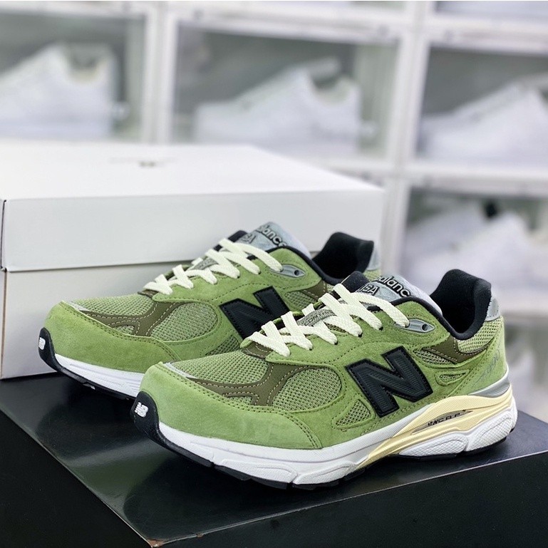 JJJJound x New Balance 990 v3 Grass Green Sport Casual Running Shoes Male Female Sneakers M990JD3