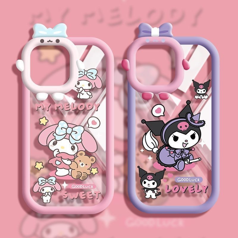 เคสโทรศัพท์มือถือ TPU แบบนิ่ม ลายการ์ตูนคุโรมิ สําหรับ IPhone 15 14 13 12 11 Pro Max 15 14 Plus 13 12 6 6s 7 8 Plus XR X X