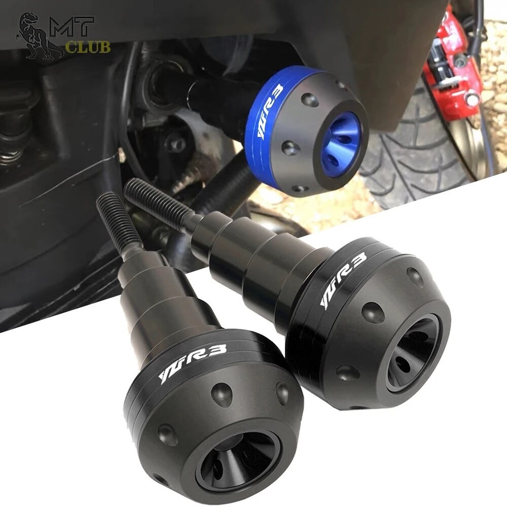 สําหรับYamaha YZFR3 YZF R3 YFZ-R3 2019-2021 2022 ใหม่รถจักรยานยนต์คุณภาพสูงCNCอุปกรณ์เสริมกรอบSlider