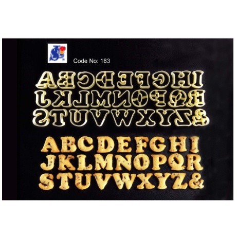 ABC เครื่องตัดบิสกิตตัวอักษรและตัวเลข SL183/SL217/Acuan Biskuit Huruf & Nombor/คุกกี้ ABC 123 เครื่อ