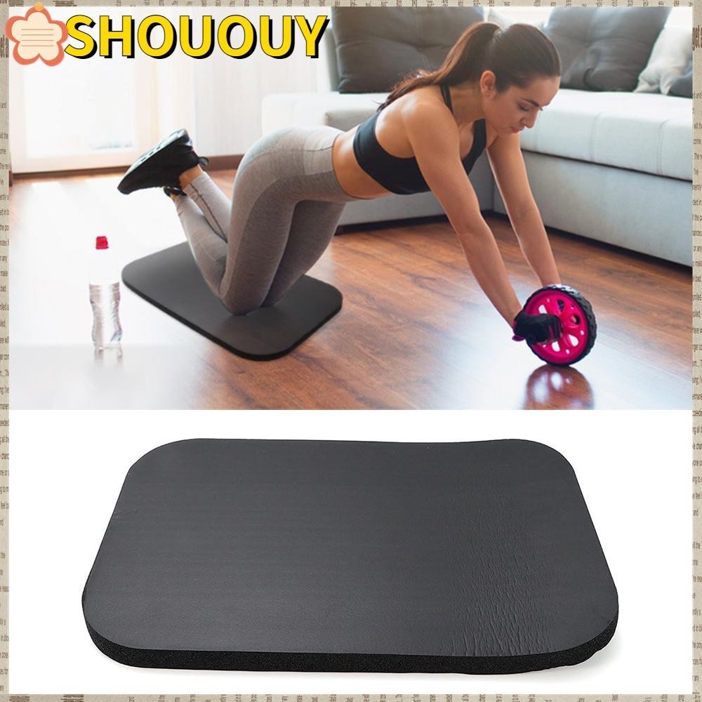 Shououy แผ่นโฟมรองเข่า ป้องกันเข่า สําหรับเล่นโยคะ ยิม