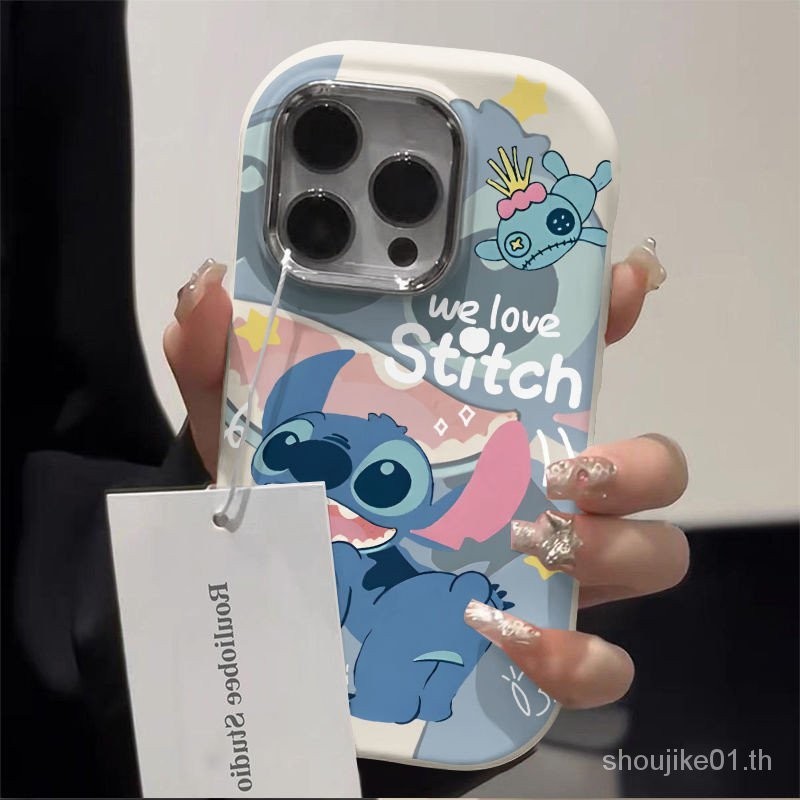 เคสมือถือ แบบนิ่ม ลายสติทช์ กันกระแทก สําหรับ Iphone 15 14 Pro Max 15 Pro Iphone XS 15 15 Pro Max 14 13 12 11