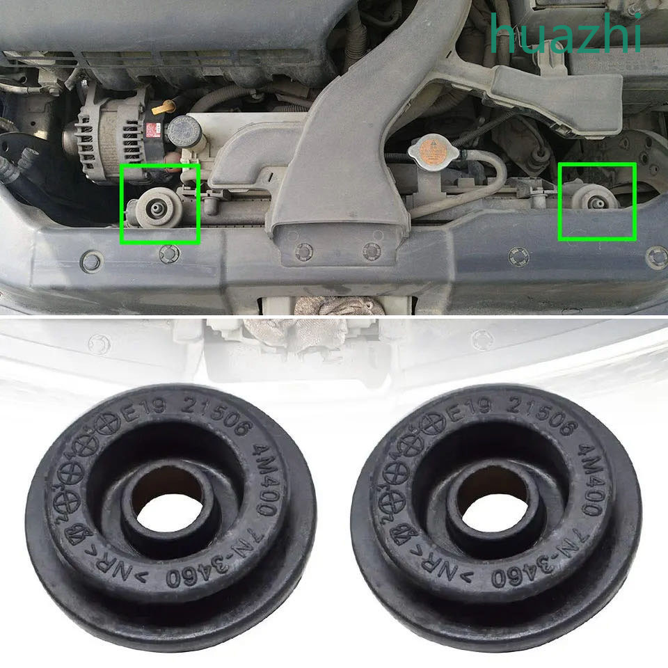 ยางรองหม้อน้ํา สําหรับ Nissan Tiida Sylphy G11 B17 Livina Tea J31 J32 L33 X-Trail T30 T31 T32 2 ชิ้น