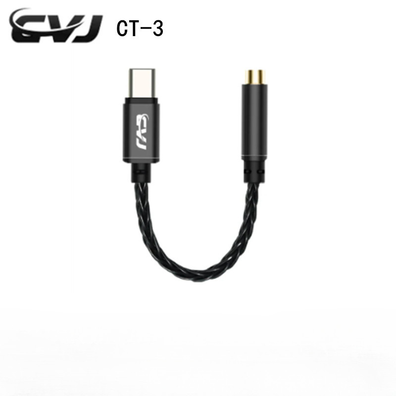 CVJ CT-3 CT-4 DAC Type-C ถึง 3.5 มม.4.4 มม.CX3193 ชิปชุบเงินสาย Hifi คุณภาพเสียง HD การนําเสนอ
