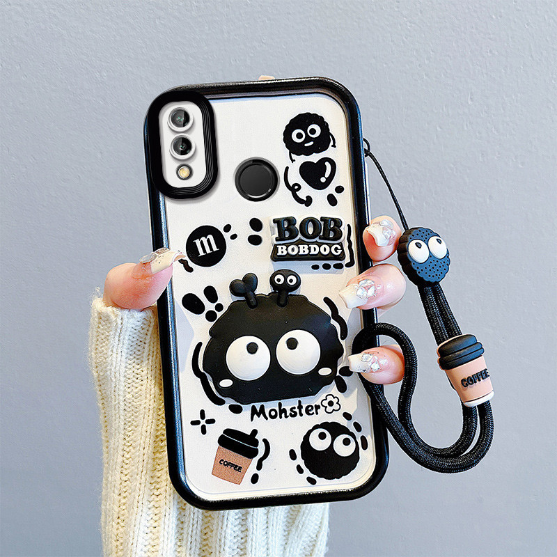 เคส huawei y9 2019 เคสโทรศัพท์มือถือ ลายการ์ตูนตาสวรรค์ 3D สําหรับ huawei y9 2019